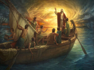 carrying jesus in my boat